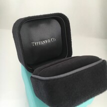 Tiffany Empty Jewelry Ring Box Blue Black Suede Leather Presentation Sto... - €85,71 EUR