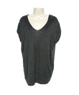 Ann Taylor Loft Womens Lightweight Sweater Small Gray Sleeveless Scoop Neck - €11,93 EUR