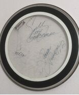 Drum Head signed by Sully (Godsmack), Fieldy (korn), Jenna Jameson Excel... - $146.30