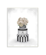 Industries Fashion Flower Box Stack Neutral Gray Painting Wall Plaque by... - €46,05 EUR