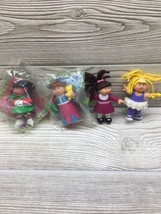 1992 Cabbage Patch Kids McDonald’s Happy Meal 4 Toy Lot Jennifer Lindsey Mimi - £6.95 GBP