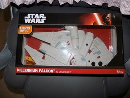 Star Wars Millenium Falcon 3D Deco Light 3D Light FX NEW - £43.66 GBP