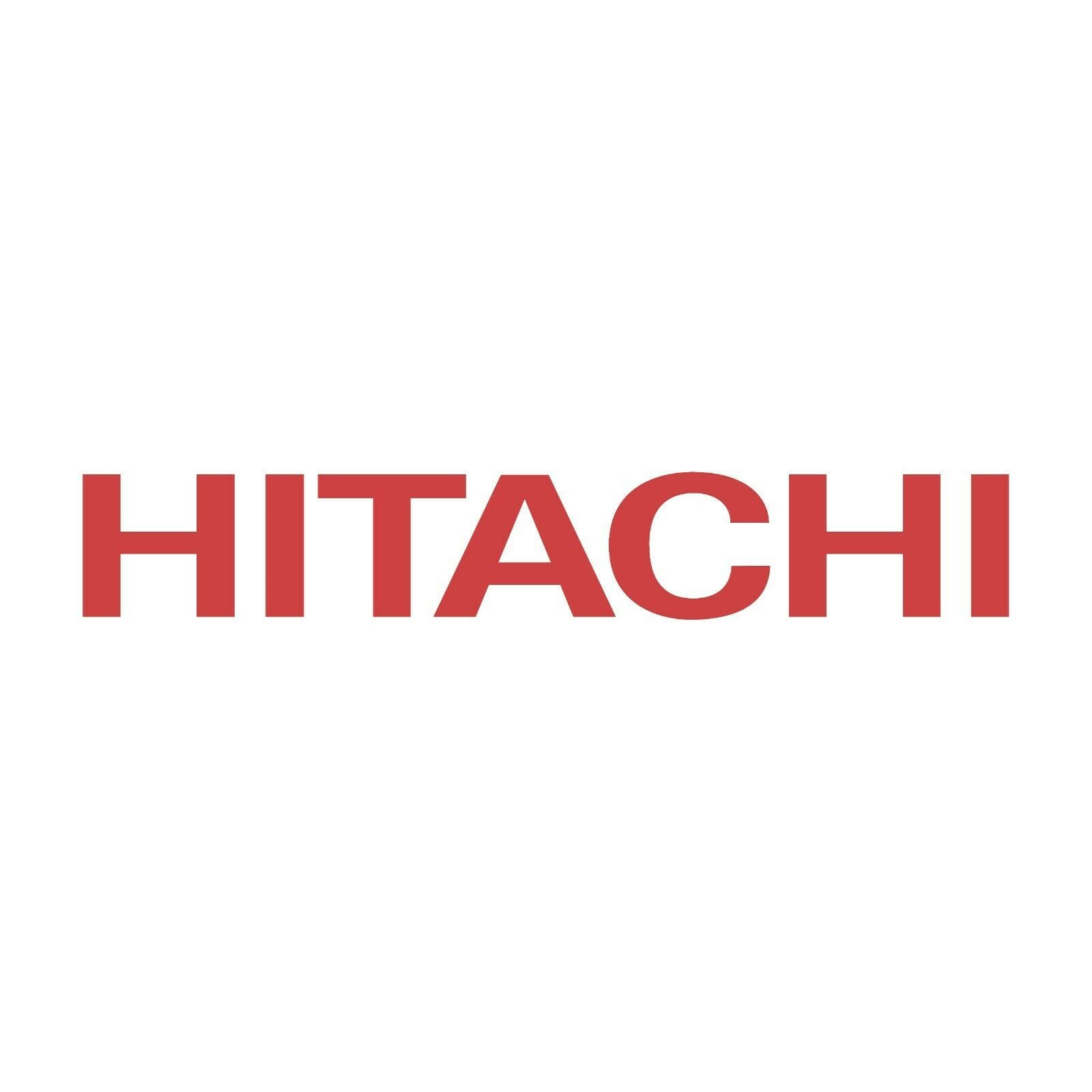 2x Hitachi Logo Vinyl Decal Sticker Different colors & size for Cars/Bike/Window
