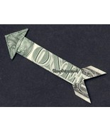 Dollar Origami ARROW Made with REAL MONEY Handmade Cash Art Christmas Gi... - $183.18 MXN+