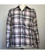 Carhartt Womens Small Long Sleeve Fairview Plaid Button Down Collared Sh... - $12.00