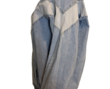Jordache Vintage Light Blue Stone Washed Denim Bomber Jacket Size XL - $28.49