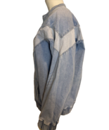 Jordache Vintage Light Blue Stone Washed Denim Bomber Jacket Size XL - $534.34 MXN