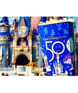 Set of 6 NEW Walt Disney World 50th Anniversary Cardboard Popcorn Bucket... - $15.74
