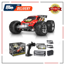 1:12 Scale Large RC Cars 48+ Kmh Speed - Remote Control Car 4x4 Off Road Monster - £104.23 GBP
