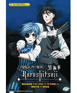 BLACK BUTLER KUROSHITSUJI Season 1-5 Vol.1-70END+Movie+9 OVA English Dub... - $87.55