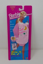 Mattel 1995 Barbie Sleep N&#39; Fun Fashions Outfit #68021-91 Sweet Dreams Pajamas - £15.71 GBP