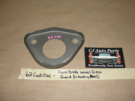 OEM 62 Cadillac FRONT BRAKE HUB SPINDLE WHEEL GREASE GUARD TO BACKING PLATE - $34.64