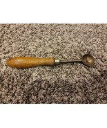 Antique Wooden Handled Melon Fruit Scoop - Germany - $21.00