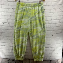 Wild Fable Sweatpants Womens Sz L Green Psychedelic Print Joggers NWOT - £12.44 GBP