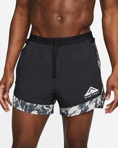 Nike Flex Stride Trail Running Shorts 5&quot; Dusty Black Gray Large - £38.71 GBP