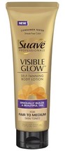 Suave Professionals Visible Glow Self Tanning Body Lotion Fair - Medium ... - $9.95