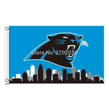 Carolina Panters Flag 3x5ft Banner Polyester American Football panthers004 - £15.49 GBP