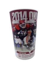 OU Oklahoma Sooners Large Plastic Drinking Cup 2014 Bradford Peterson Ga... - £9.63 GBP
