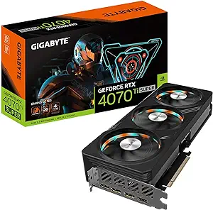 GIGABYTE GeForce RTX 4070 Ti Super Gaming OC 16G Graphics Card, 3X WINDF... - $1,522.99