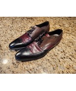 Mezlan Shoes Brown Burgundy Black Spectators 10.0M - $147.89 CAD