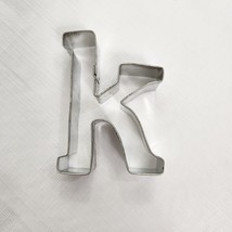 Cookie Cutter Initial Letter K Wilton Brand Monogram Metal - £6.34 GBP