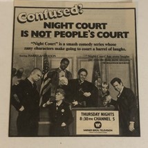Night Court TV Guide Print Ad Harry Anderson John Laroquette TPA6 - £6.22 GBP