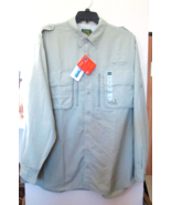 NWT Cabelas Guidewear Men 2XL Tall Fishing Nylon Vented Long sleeve Shirt Jacket - $17.81