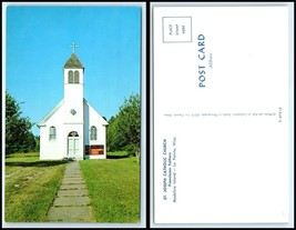 WISCONSIN Postcard - Madeline Island, La Pointe, St Joseph Church S16 - £3.10 GBP