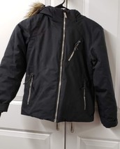 Spyder Girls Coat Size: 10 Winter Kids Full Zip Hooded CUTE - £14.80 GBP