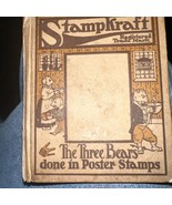 Antique StampKraft The Three Bears Poster Stamps Book 1915 - £14.08 GBP