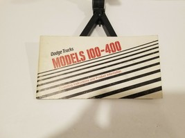 1977 Dodge Trucks Models 100 - 400 Owner's Manual - $14.83