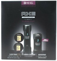 Axe Hair Edition 4 Piece Gift Set Shampoo Plus Conditioner Antiperspirant Pomade