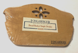 Longaberger Woodcrafts Bread Basket Wooden Single Divider 50008 New - $10.88