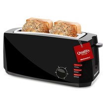 Long Slot 4 Slice Toaster, Reheat 6 Toast Settings, Defrost, Cancel Func... - £42.31 GBP