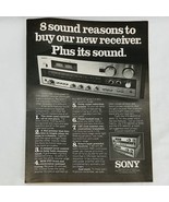 Vintage 1970&#39;s Sony Model STR-6800SD Stereo Receiver Magazine Print Ad 8... - €5,63 EUR