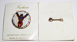 Marvel Comics Captain Marvel PinBack Button Pin 1977 Fashion Jewellery UNUSED - £4.00 GBP