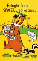 Antique Postcard Yogi Bear Camping Card - £4.01 GBP