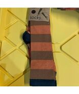 O&#39;Neill Socks Knee High 1 Pair Cute Design Stripe Pattern Women - $52.64 MXN