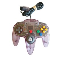 Nintendo N64 Atomic Purple Controller OEM (NUS-005) Tested &amp; Working! - $465.62 MXN