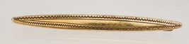 Estate Jewelry Edwardian Bar Brooch Pin Gold Filled on Brass C Clasp 2.25&quot; Long - £16.02 GBP