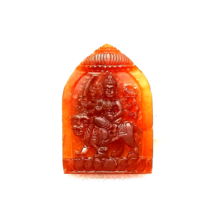 Durga Shera Wali Maa Idol hecho de Hessonita Natural Gomed Curvado a Man... - £149.65 GBP