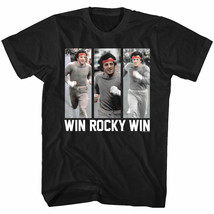 Rocky Balboa Winning Running Men&#39;s T Shirt Boxing Training Jogging Sly Stallone - £19.51 GBP+