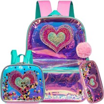 School Bags 3 In 1 Kids Bags Children School Bags for Girl 16&quot; Bags for Girls Se - £76.28 GBP