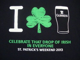 Guinness Beer Irish St Patrick&#39;s Day 2013 T Shirt M - $9.89