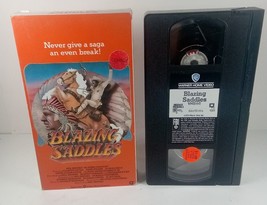 Blazing Saddles VHS 1991 Issue Mel Brooks Gene Wilder Comedy Warner Bros. - £4.63 GBP