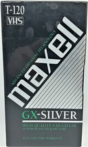 Maxell GX-Silver EP VHS 6 Hours T120  VHS Tape - $6.11