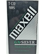Maxell GX-Silver EP VHS 6 Hours T120  VHS Tape - $6.11