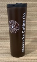 Starbucks Heritage Siren Brown Travel Tumbler Stainless Steel 20oz 2016 - $52.25