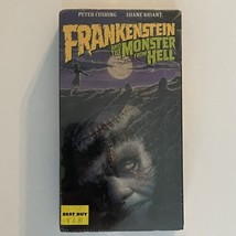 Frankenstein And The Monster From Hell VHS Sealed Cushing Briant Rated R - £12.33 GBP