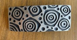 Urban Fetishes Spiral Inside Squares Design Hair Clip Vintage 1998 - £39.44 GBP